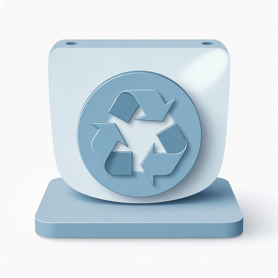 Icon representing eco-friendly packaging